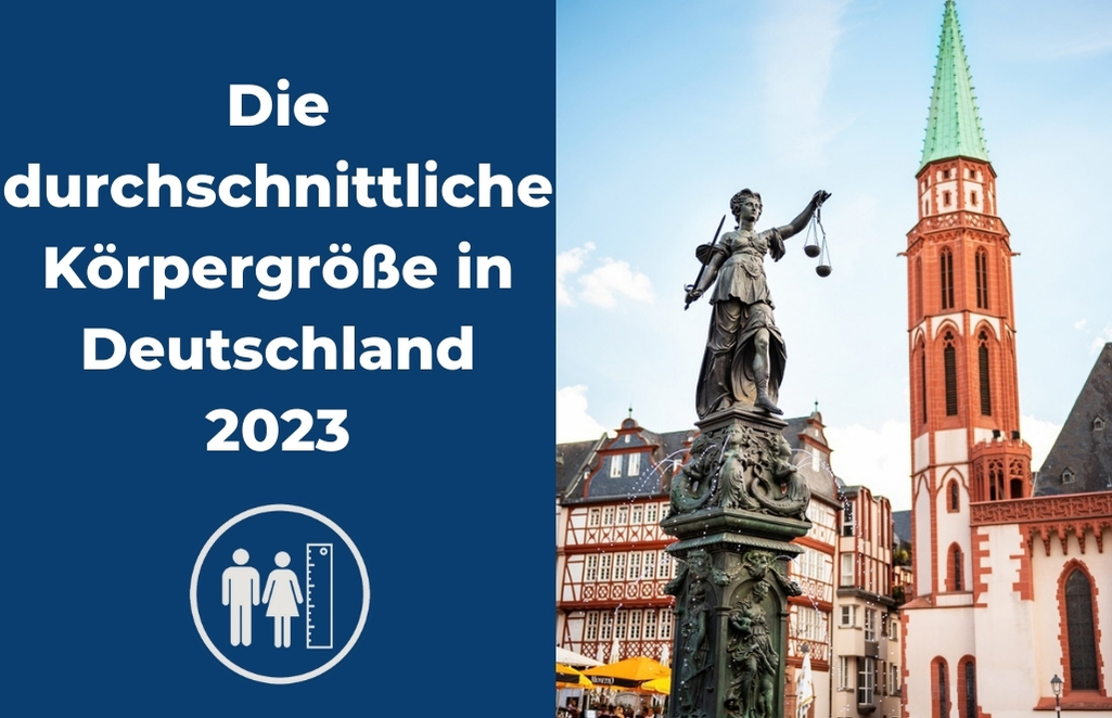 Die durchschnittliche Körpergröße in Deutschland - 2023